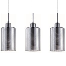 Espejo 3 Light Glass & Iron Pendant